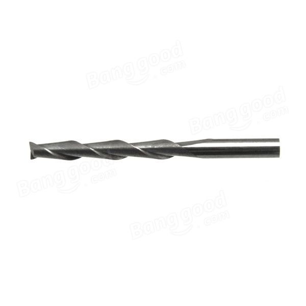 XYZ Brand 3.175mm Carbide CNC 2 Flute Spiral Router Bit 22mm End Mill Milling Cutter - Image 2